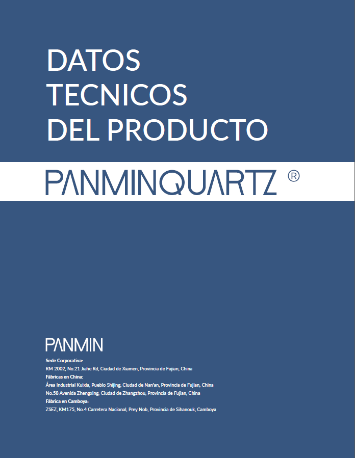 Cubierta de Datos Técnicos de Producto Panminquartz